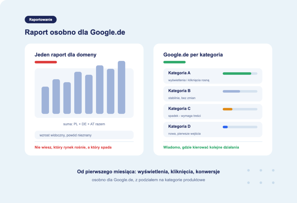 raportowanie seo google de