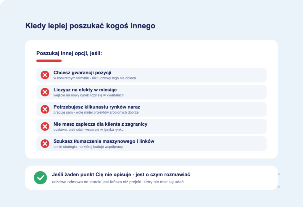 wybór specjalisty seo na rynki zagraniczne